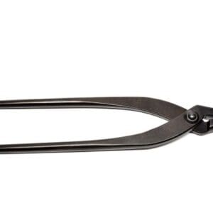 Black bonsai branch cutter tool.