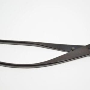 Black bonsai concave branch cutter tool.