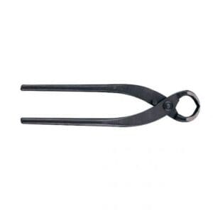Black steel end cutting pliers tool.