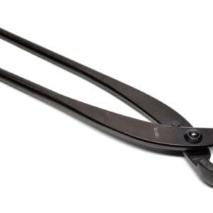Black farrier hoof nippers on white